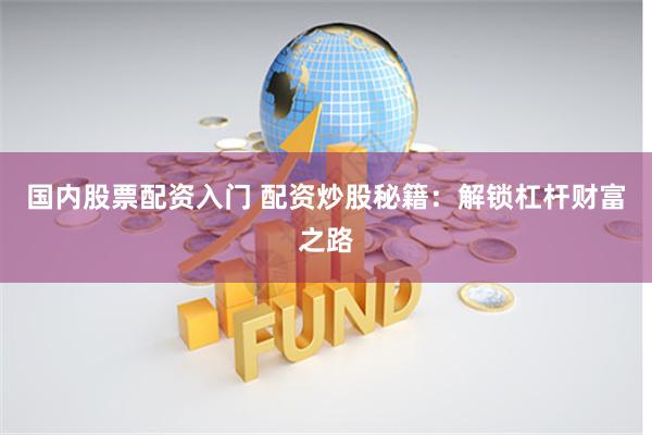 国内股票配资入门 配资炒股秘籍：解锁杠杆财富之路